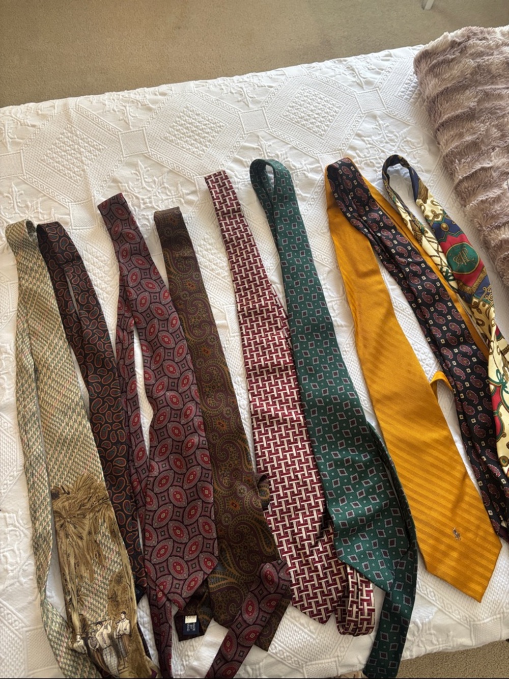 Assorted Men's Ralph Lauren Polo Silk Neckties -